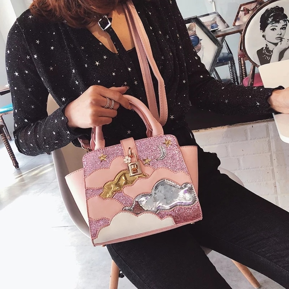 NEW CATANIA Leather Shoulder Crossbody Purse Bag - Picture 3 of 8